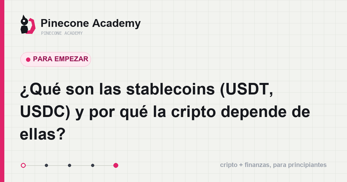 Anclaje de una stablecoin al dólar: una moneda estable y un dólar en equilibrio sobre una balanza