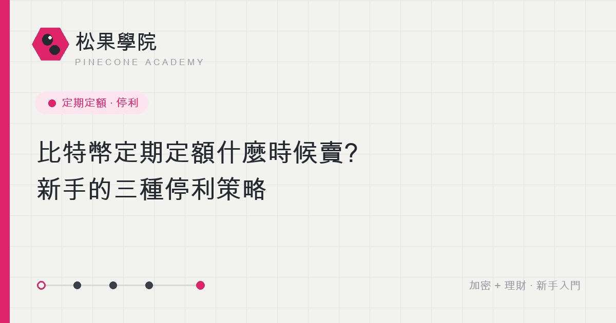 停利示意:價格漲到目標區間時分批賣出